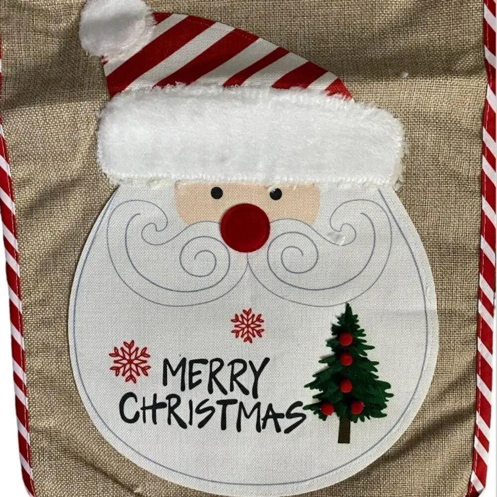 Table Runner Santa 69.5” New Holiday Christmas Decoration Festive Decor